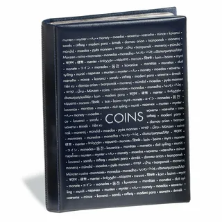 Leuchtturm Taschenalbum für 96 Münzen, blau 335392