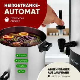 Proficook Einkochautomat 1283 6 l Schwarz/Silber