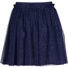 blue seven Tüllrock Midi-Länge Glitzermuster Blau 98
