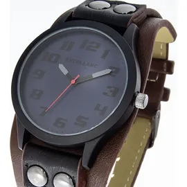 Excellanc Herrenuhr mit Band aus Kunstleder