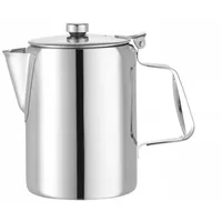 HENDI Kaffee-/Teekanne, mit Klappdeckel, Kaffeekanne, m. Scharnierdeckel Ø 97x(H)142 mm 1,0 Ltr