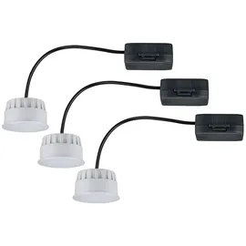 Paulmann Einbauleuchte 3er Set rund 50mm 3x6W 2700K Satin