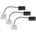 Einbauleuchte 3er Set rund 50mm 3x6W 2700K