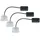 Paulmann Einbauleuchte 3er Set rund 50mm 3x6W 2700K Satin