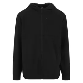 URBAN CLASSICS Scuba Zip Pocket Kapuzenpullover Black L