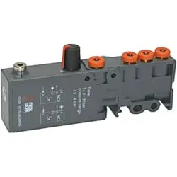 Riegler Pneumatik Logikelement, Timer, Alu anodisiert / Technopolymer