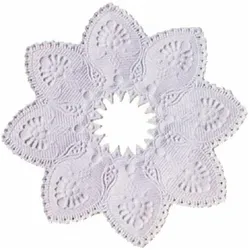 VEPATIM 100x Kerzen-Manschetten aus Papier O 10 cm