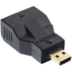 InLine HDMI Adapter - Mini HDMI C Buchse auf Micro HDMI D Stecker - 4K2K