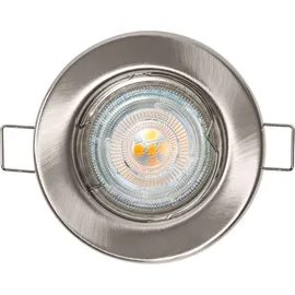 LEDVANCE Einbauleuchte 3er Pack rund gebürstetes Nickel