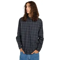Element Button Down Regular Flannel Hemd tartan blue Gr.