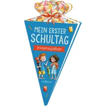 arsEdition Mein erster Schultag – Erinnerungsalbum in Schultüten-Form