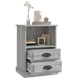 vidaXL Nachttisch Grau Sonoma 43x36x60 cm