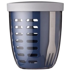 Mepal Lunchbox Ellipse Fruitpot 600 ml, Kunststoff, (1-tlg), spülmaschinenfest blau