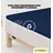 Easy Spannbettlaken für Topper Jersey Elasthan 90 x 190 - 100 x 220 cm blue deep