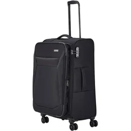 Travelite Chios 4 Rollen Kofferset 3-teilig mit Dehnfalte Koffer & Trolleys Schwarz