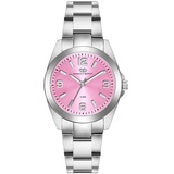 RHODENWALD & SÖHNE Quarzuhr Majestia in Silber Edelstahl Rosa Damen