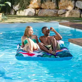 BESTWAY Luftmatratze Blissful DrifterTM mit Textilbezug 200 x 129 cm