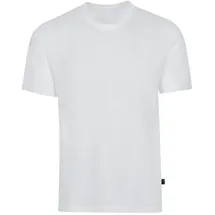 TRIGEMA T-Shirt TRIGEMA "TRIGEMA T-Shirt aus 100% Baumwolle", Herren, Gr. L, weiß, 100% Baumwolle, Basic, Shirts T-Shirt