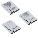 3X Ersatz Akku für AVM Fritz!Fon MT-F C5 C4 M2 ACCU mit 750mAh Li-ion