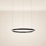 s.luce LED Ring Hängeleuchte Ø 60cm Schwarz,
