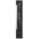 Candy CCVB 15/1, Integrierter Weinkühlschrank, 7 Flaschen, UV-Schutz, Anti-Vibration, LED-Innenbeleuchtung, 39 dBA, Schwarz, Schwarz - Schwarz