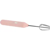 Tragbarer Elektrischer Schneebesen, Elektrischer Milchaufschäumer, Kaffeemixer, Milchshake-mixer, Milchaufschäumer, Rosa Küchenutensilien