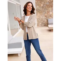 Inspirationen WITT WEIDEN Strickjacke in beige, | Gr.: 38