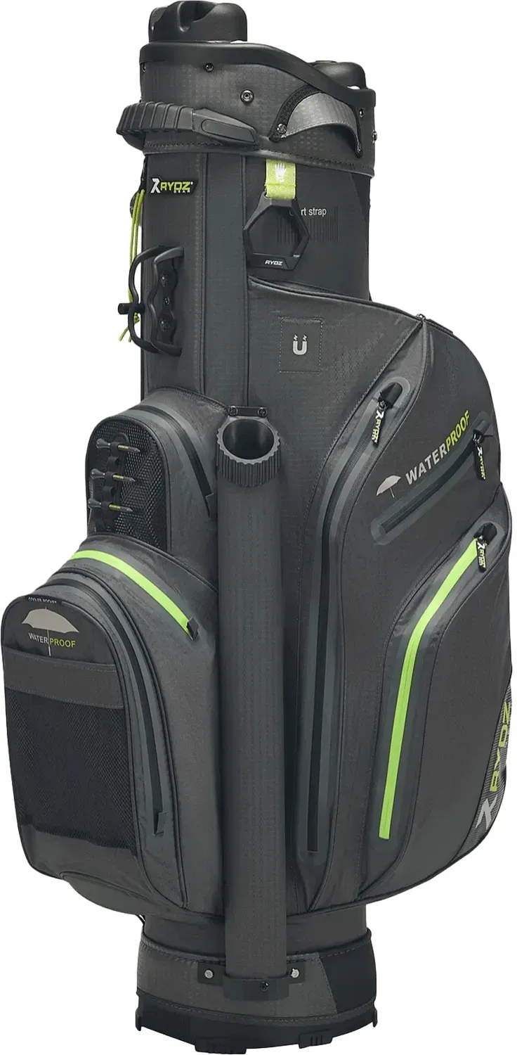 RYDZ GEAR Cartbag Skipper, anthrazit/lime