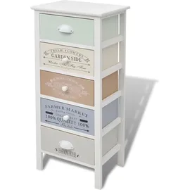 vidaXL Beistellschrank 38 x 57 x 28 cm Weiß
