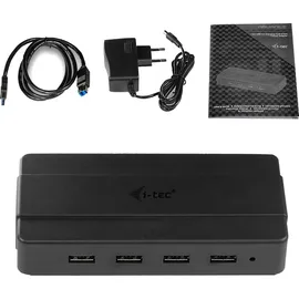 iTEC i-tec USB 3.0 Advance Charging 4-Port HUB mit Netzadapter