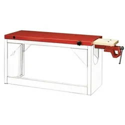 Arbeitsfläche mit Schraubstock 1310mm