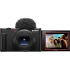 Vlog-Kamera ZV-1II [20,1MP, 2,7-fach opt. Zoom, 3"] schwarz 2.7x Xtra Fine Selfie-Touchdisplay, WLAN