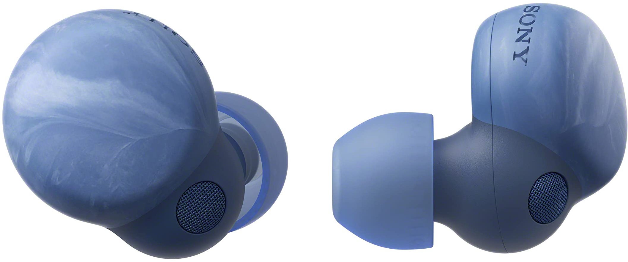 Sony LinkBuds S Truly Wireless Noise Cancelling Headphones - Bluetooth® Multipoint Connection - Bis zu 20 Stunden Akkulaufzeit mit Ladecase - Optimiert für Alexa - Integriertes Mikrofon – Earth Blue