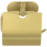 Wenko Turbo-Loc® Toilettenpapierhalter mit Deckel Mod. Orea Gold Matt
