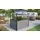 Vitavia Hochfrühbeet Gaia Jumbo ESG 4 mm Granit-Schwarz 83 cm x 122 cm x 135 cm