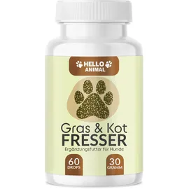 Hello Animal Gras + Kotfresser Leckerlis für Hunde 30 g