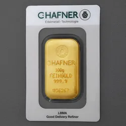Goldbarren 100g C.HAFNER - Gussform