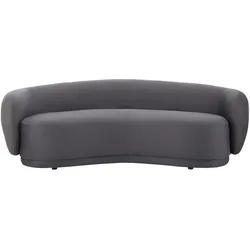 Bigsofa Damaris Grau Samt