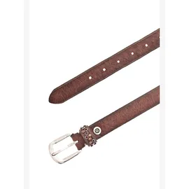 B.belt Gürtel Leder braun 95