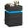 VASAGLE Nachtschrank SMARTIE 40 x 40 x 55 cm Schwarz