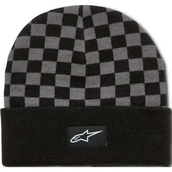 Alpinestars Checkered Cuff Beanie, schwarz-grau für Männer