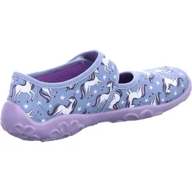 superfit Hausschuh, blau, Mehrfarbig 8080, 25 EU