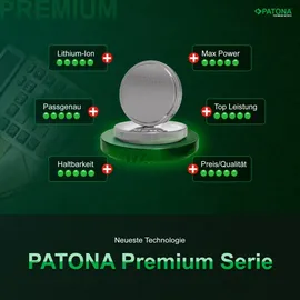 PATONA Premium 40x CR2032 Batterien (4x10er) Pack 3V Lithium