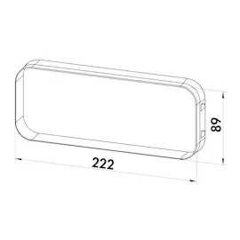 Naber P-K-Klima flow 150 Mauerkasten, anthrazit 4051071 150mm