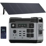 OUKITEL P2001E Pro Solar Generator 3200W mit 500W Solarmodule, 2048Wh Tragbare Powerstation (6400W Peak), LiFePO4 Batterie, 220V-240V, Für Camping/Home-Office 2026 Neue