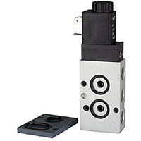 Riegler 3/2-5/2-Wegeventil, NAMUR, Luftfeder, G 1/4, 24 V DC,