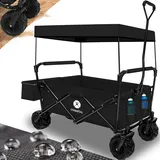 MIWEBA Bollerwagen MB-10 schwarz Transporttasche