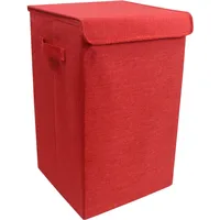 VCM Wäschekorb Dreso M ca. 30x50x30 cm Rot