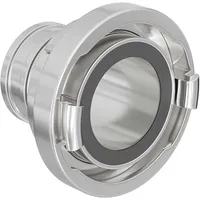 Wiltec Storz Kupplung B 75 mm Druckkupplung langer Stutzen Aluminium silber