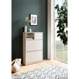 KADIMA DESIGN Schuhkipper 71 x 110 x 24 cm geschlossen / weiß